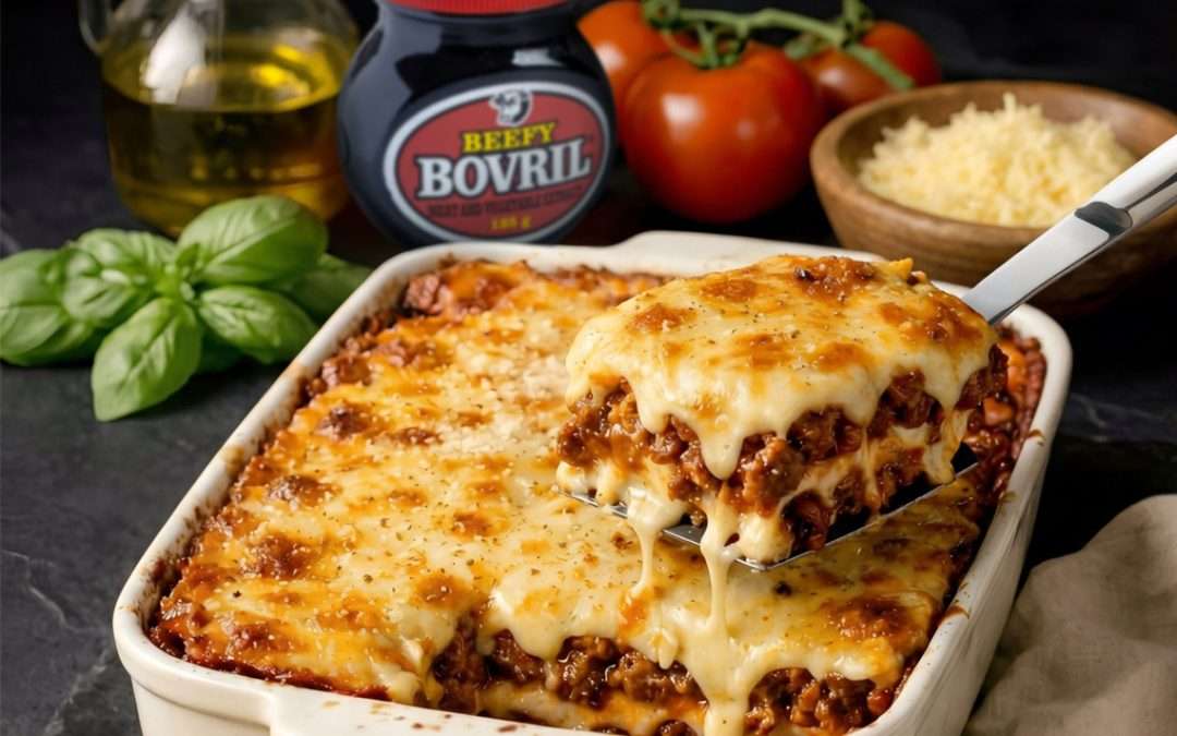 Molten Bovril Lasagne