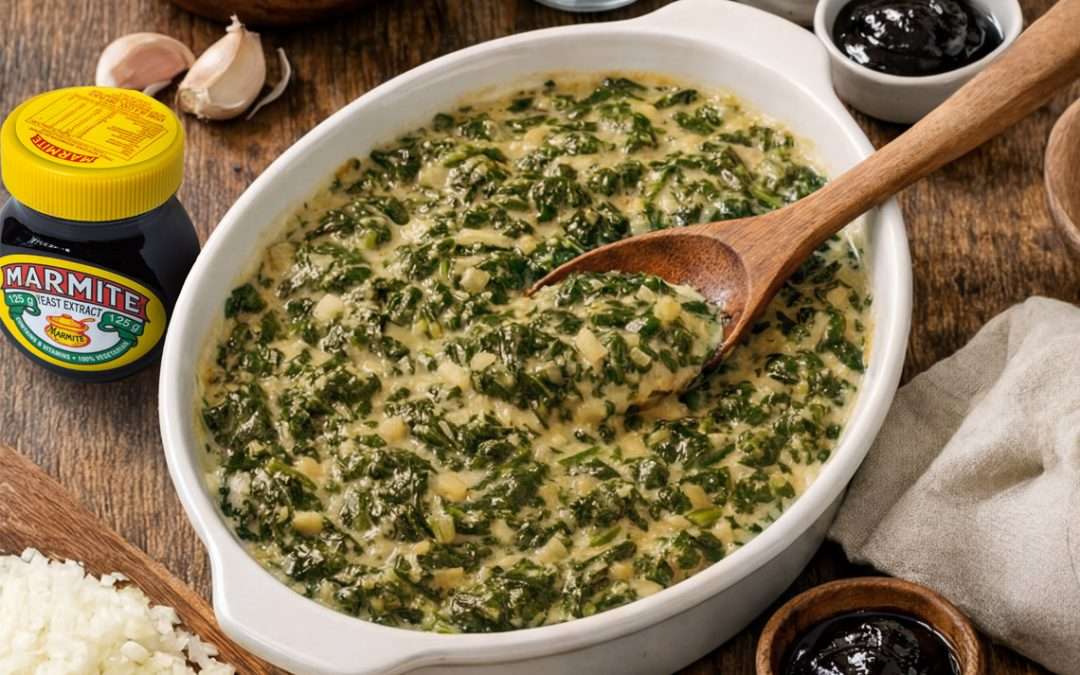 Marmite Creamed Spinach