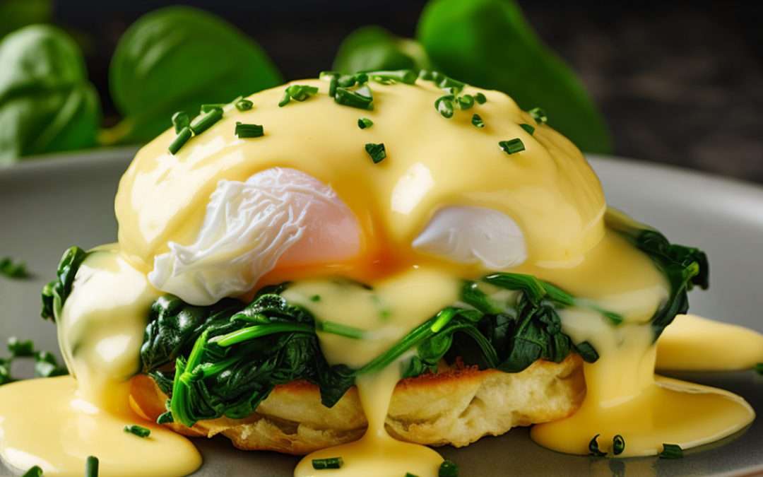 Eggs Florentine with Marmite Hollandaise